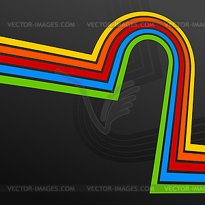 Abstract lines - vector clip art