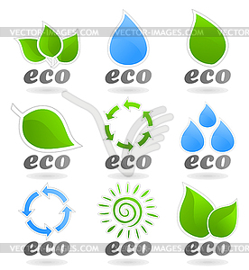 Ecology icon - vector clip art