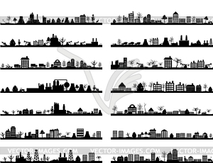 City landscape - royalty-free vector clipart