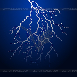 Lightning - color vector clipart