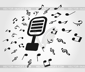 Microphone - vector clipart