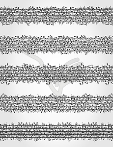 Musical structure - vector image