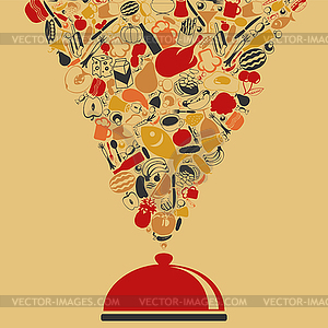 Dish - vector clip art