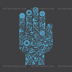 Hand tool - vector clipart