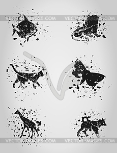 Animal blot - vector image