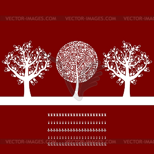 Tree medicine - stock vector clipart