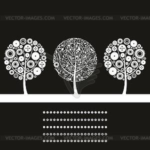 Tree industry - vector clip art
