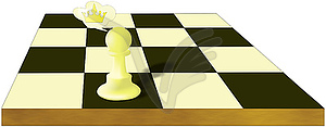 Pawns dreams - vector clipart