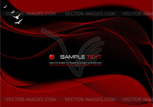 Abstract wave background. - vector image