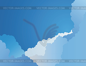 Storm sky - vector image