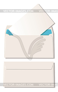 Two envelopes - vector EPS clipart