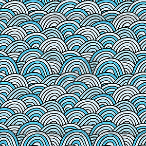 Sea background - vector clipart