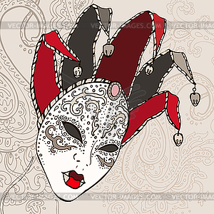 Venecian carnival mask - vector image