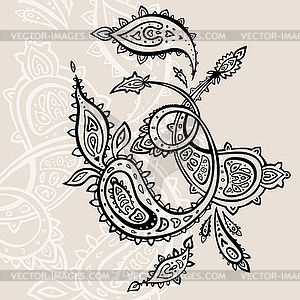 Paisley ornament - vector EPS clipart