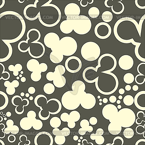 Bubbles -seamless pattern - color vector clipart