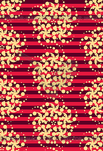 Decorative seamless background - vector clip art