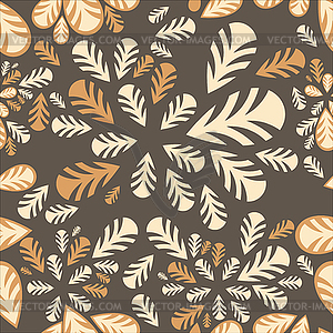 Floral seamless background - vector EPS clipart