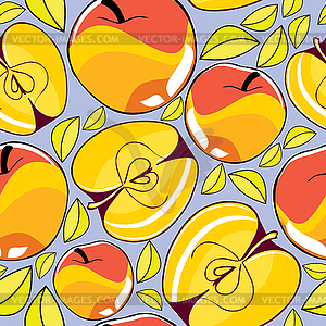 Apple seamless - vector clip art