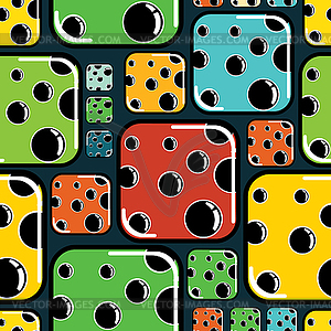 Colorful decorative seamless  background - vector image