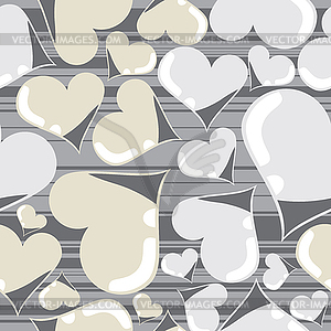 Valentine day - seamless pattern - vector clip art