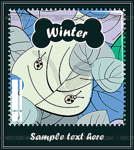 Winter season  - vector image