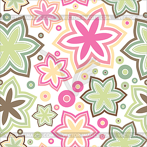 Floral seamless pattern - vector clip art