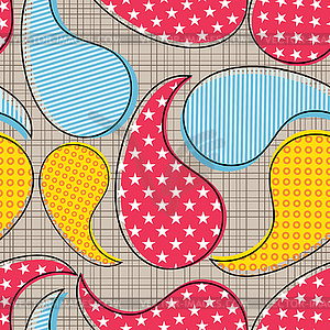 Decorative seamless pattern - vector clipart