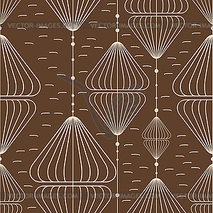 Decorative elements - seamless pattern - royalty-free vector image