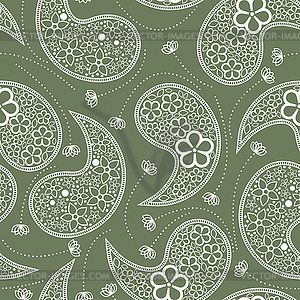 Decorative elements - seamless pattern - vector clipart