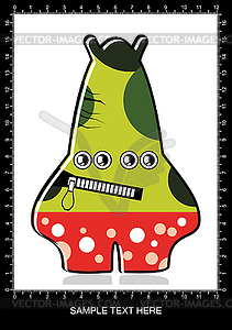 Monster - vector clipart / vector image