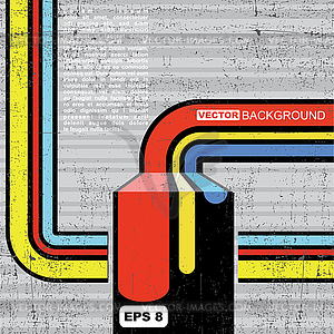 Ретро фон гранж - стоковое векторное изображение