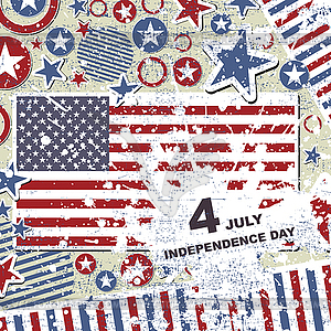 Independence Day- 4 of July - vector clipart