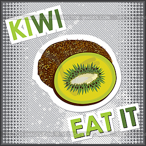 Kiwi - vector clipart