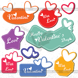 Valentine`s Day card - vector clipart