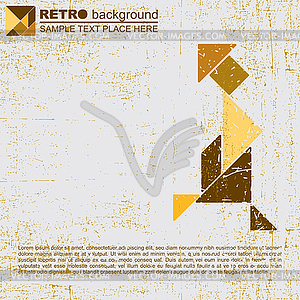 Tangram human - vector clip art