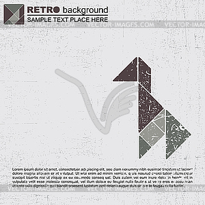 Tangram animal - vector image
