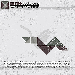 Tangram змея - клипарт Royalty-Free