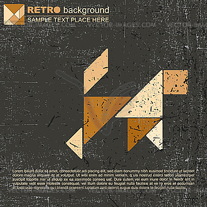 Tangram animal - vector clipart