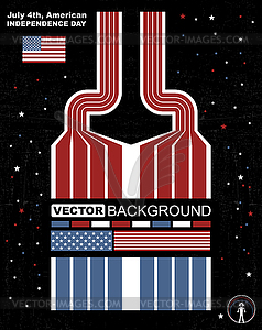 Independence Day- 4 of July - vector clipart / vector image