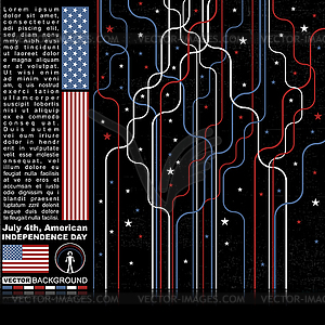 Independence Day- 4 of July - vector image