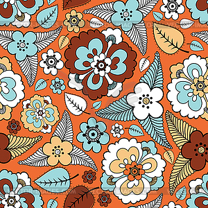 Floral seamless pattern - vector image