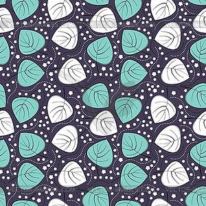Floral seamless pattern - vector clipart
