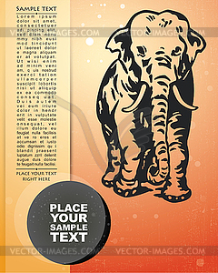 Elephant - vector image