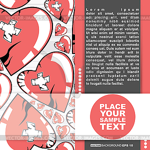 Valentines Day card - vector clipart