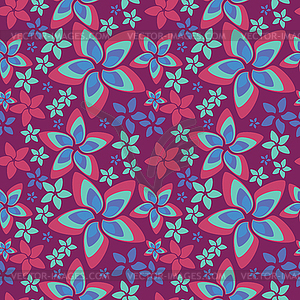 Floral seamless pattern - vector image