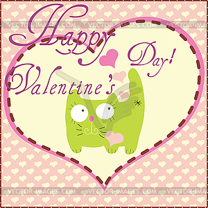 Valentine Greeting Card - vector clipart