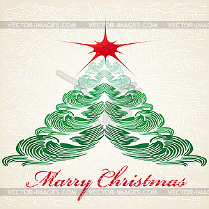 Christmas card - vector EPS clipart