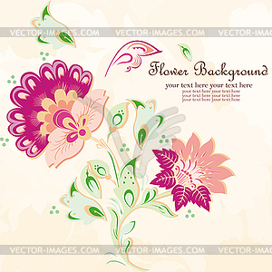 Flower background  - vector image