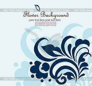 Flower background  - vector clipart