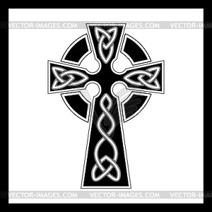 Кельтский крест - изображение в векторе / векторный клипарт